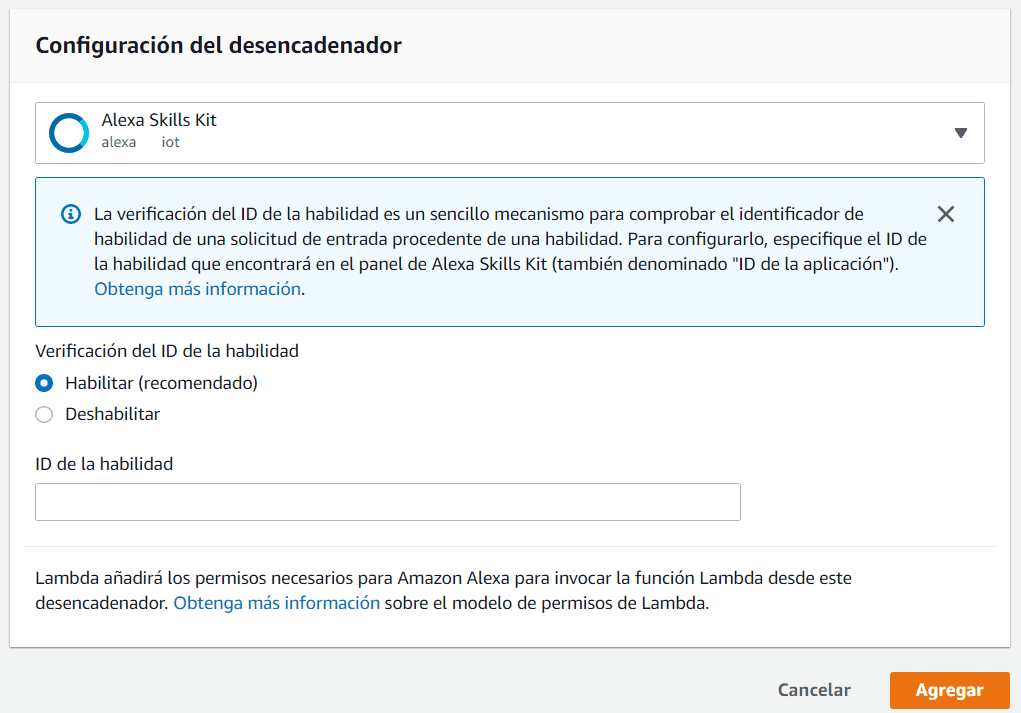 Alexa Skill Lambda